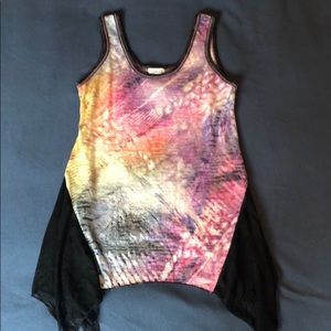 Tie dye tank top, size medium